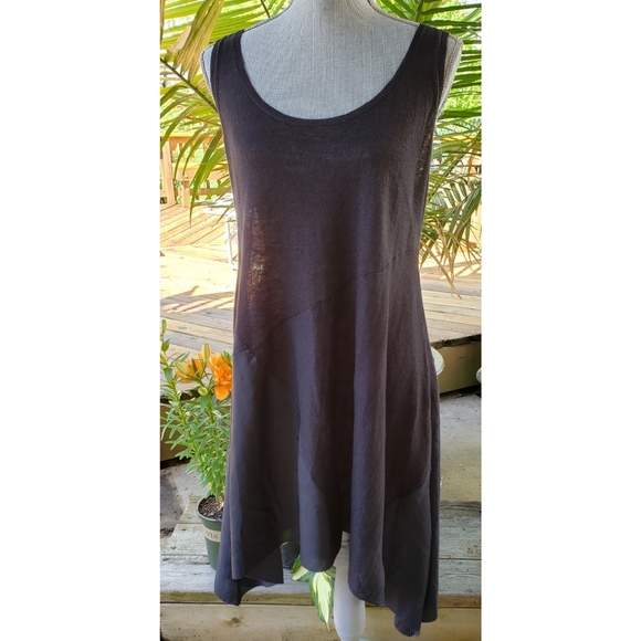 Eileen Fisher Tops - NEW Eileen Fisher Asyme. Linen Silk Tunic Dress
